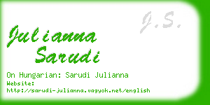 julianna sarudi business card